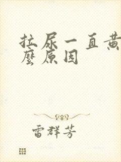 拉尿一直黄是什么原因