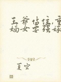 王爷站住,重生嫡女要强嫁 小说封面