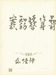 安知晓作品:总裁的替身前妻完本