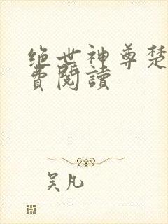 绝世神尊楚风免费阅读