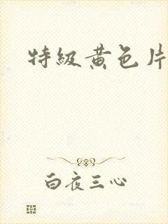 特级黄色片麻豆封面