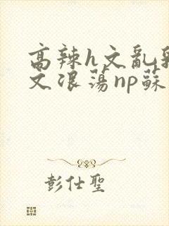 高辣h文乱乳h文浪荡np苏夏