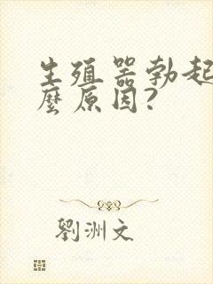 生殖器勃起是什么原因?封面