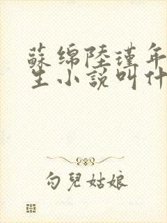 苏绵陆瑾年的重生小说叫什么名字