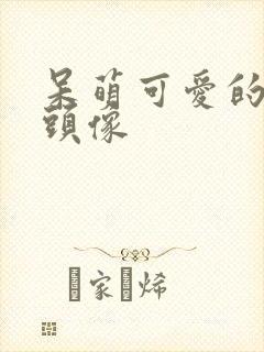 呆萌可爱的卡通头像封面