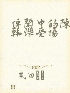 传闻中的陈芊芊韩烁受伤