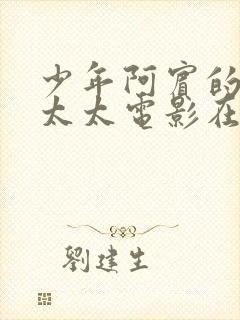 少年阿宾的房东太太电影在线观看完整版封面