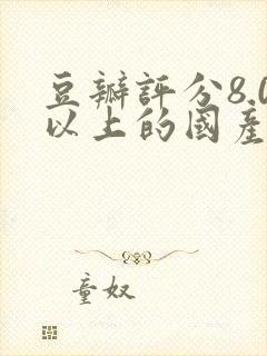 豆瓣评分8.0以上的国产剧封面