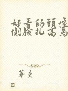 好看的头像女生侧脸扎高马尾