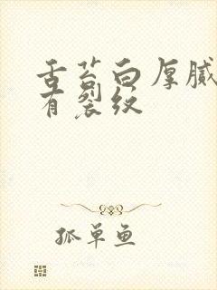 舌苔白厚腻舌中有裂纹