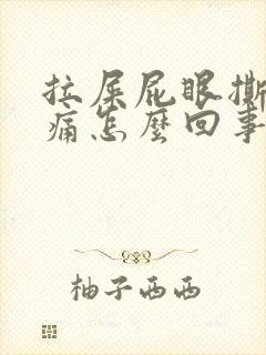 拉屎屁眼撕裂疼痛怎么回事