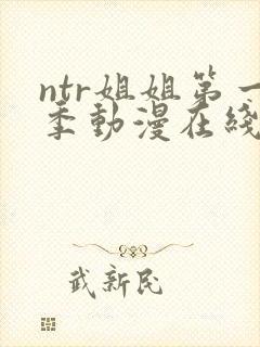 ntr姐姐第一季动漫在线播放全集