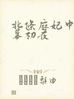 北条麻妃中文字幕初夜