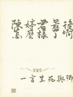 陈婷君最后结局怎么样了啊