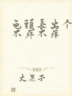 龟头长出个肉粒不疼不痒封面