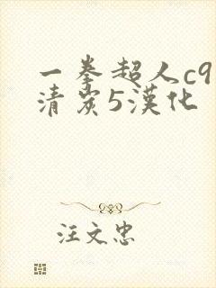 一拳超人c91清炭5汉化