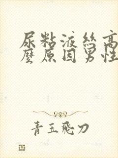 尿粘液丝高是什么原因男性