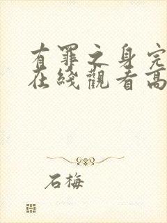 有罪之身完整版在线观看高清免费