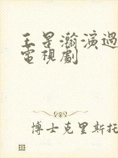 王星瀚演过什么电视剧