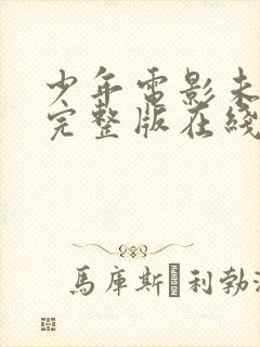 少年电影未删减完整版在线观看