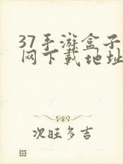 37手游盒子官网下载地址封面