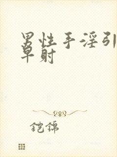 男性手淫引起的早射