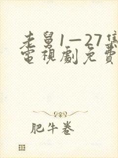 老舅1—27集电视剧免费