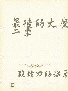 最后的大魔王第二季