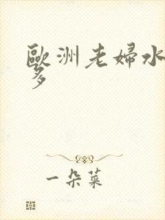 欧洲老妇水多毛多