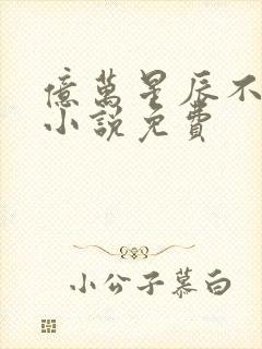 亿万星辰不及你小说免费封面