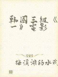 韩国三级《一对一》电影封面