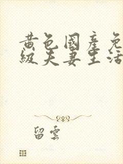 黄色国产免费一级夫妻生活片