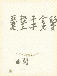 恶役千金的本命是王子免费观看封面