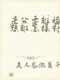 老公要离婚我不想离怎样对付