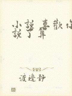 小说 喜欢你我说了算