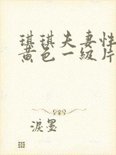 琪琪夫妻性生活黄色一级片