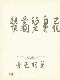 亲爱的自己 电视剧免费观看