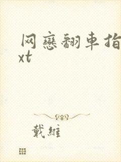 网恋翻车指南txt