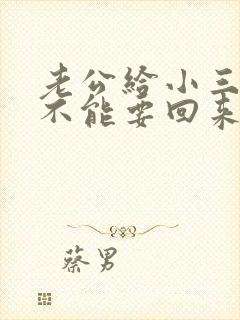 老公给小三钱能不能要回来