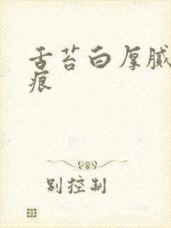 舌苔白厚腻有齿痕