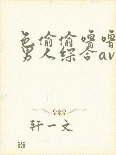 色偷偷噜噜亚洲男人综合av封面