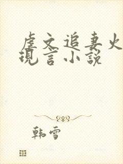 虐文追妻火葬场现言小说