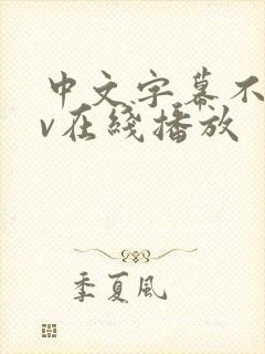 中文字幕不卡av在线播放