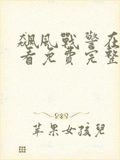 飙风战警在线观看免费完整国语高清