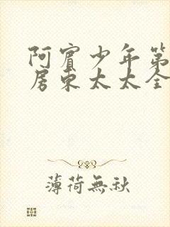 阿宾少年第一章房东太太全文阅读