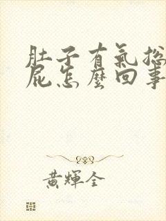 肚子有气总想放屁怎么回事