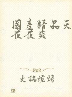 国产精品天天干夜夜爽