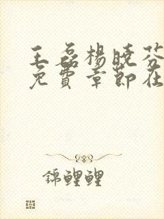 王磊杨晓芬后妈免费章节在线阅读小说