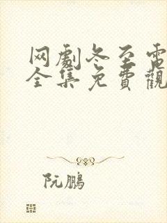 网剧冬至电视剧全集免费观看