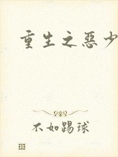 重生之恶少